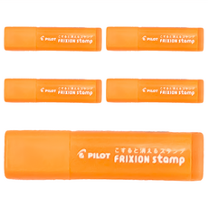 PILOT 百樂 SPF12TW02AO 魔擦印章, 橘色, 5個