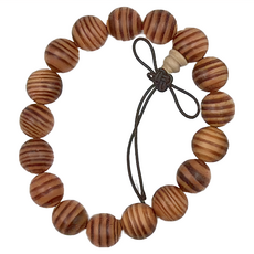 帝王血龍木 手鍊, 12mm 褐色, 1個
