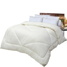 Victoria 維多麗亞 100%純澳州小羊毛被-雙人 180*210cm (6*7尺) 100%棉表布, 白色