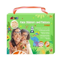 德國Avenir Kids 美妝&紋身貼紙 動物派對 Set, 臉部&身體貼紙, 3+年齡適用, 1盒