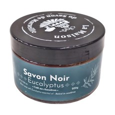 PURESENCE 樸香氛 法國馬賽皂之家 土耳其哈曼 柔膚黑皂膏 護膚尤加利, 200g, 1罐