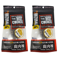 NATURAL FARM 自然牧場 紐西蘭天然狗零食 2包 60g 起司鹿肉塊 健康
