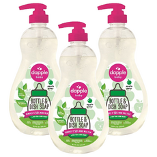 dapple baby 奶瓶及餐具清潔液，500ml, 3瓶