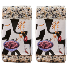 origin 源天然 彩纖米, 白米/糙米/紫糯米, 600g, CNS二等米, 2包