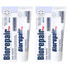 Biorepair 貝利達 亮白加強型牙膏, 75ml, 2條