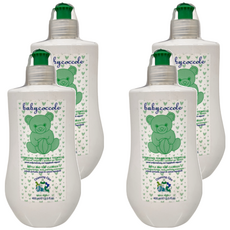 意大利 Babycoccole 寶貝可可麗 奶瓶餐具酵素洗淨液 400ml, 4瓶