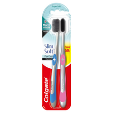Colgate 高露潔 高分子炭深潔牙刷 超柔軟極細毛, 2支, 1組