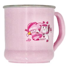 ROBOCAR POLI 波力 不鏽鋼水杯 240ml, 粉色, 1個