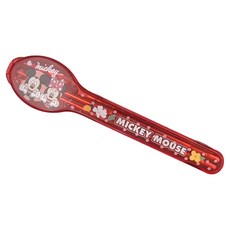 HOUSUXI 舒希 316不鏽鋼餐具三件組, 迪士尼米奇米妮, 筷子18.2cm + 叉子17.7 x 2.8cm + 湯匙18.4 x 3.8cm + 收納盒19.5 x 4.4cm, 1組