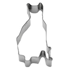 Cakeland 18-8 不銹鋼餅乾模 NO-1991 貓咪造型餅乾模具 烘焙DIY必備 堅固耐用, 發呆貓, 1個