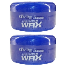 CDen 佧登 任意塑型髮蠟 自然, 適用中長髮造型, 135g, 2罐