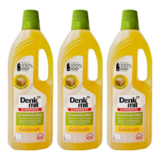 dm Denk mit 表面清潔金黃液體皂 適用於各種居家清潔 如浴室、廚房等, 1L, 3瓶