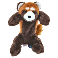 KING JIM Pouzoo絨毛動物多功能筆袋, 小熊貓, 1個