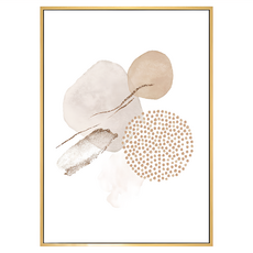 Boluo 菠蘿選畫所 幾何圖案藝術畫, 59.4 x 42cm, 木框