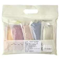 Joytour一次性純棉女生內褲 Set 5件 100%天然精梳純棉, XL, 莫蘭迪色