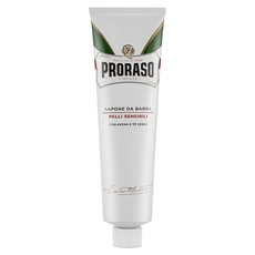 PRORASO 敏感肌刮鬍膏 植萃綠茶 白標, 150ml, 1個