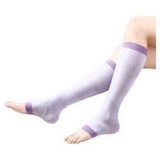 Cervin 日本製 男女適用 小腿腳踝舒適護套 J11-22-01 小腿圍25~45cm 紫色