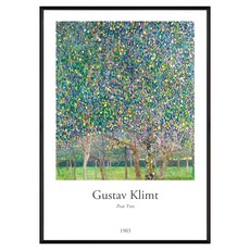 菠蘿選畫所 克林姆 梨樹 AVAR3414B, 黑色