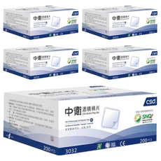 CSD 中衛 酒精棉片, 200片, 5盒