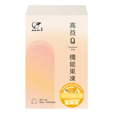 Sheng Wen 梁時 高益Q 蜂蜜金盞花葉黃素機能果凍 每盒20條, 400g, 1盒