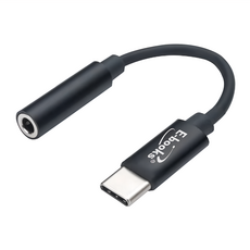 E-books Type C 轉 3.5mm 音源孔轉接線 X87, 鋁合金外殼, 支援通話/聽歌, 1個