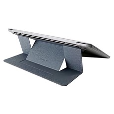 MOFT 筆電支架 黏貼散熱孔款, 適用於 11.6 英吋至 16 英吋的筆記型電腦, 星空灰, 1個