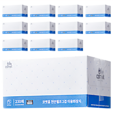 Comet Home 雙層紙漿面紙, 230張, 12盒