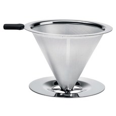 不鏽鋼錐形濾杯, LBS-V02-1, 1個, 2-3 cups