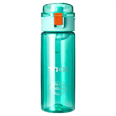 TKK Tritan 辛格系列 運動水壺 450ML 手提式 直飲口設計 青海藍, 1個