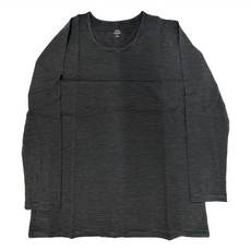 O-BAO 歐寶 愛北鼻 一家人發熱衣 黑條紋 建議身高173-180cm, XL