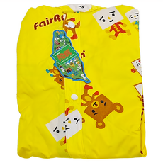 Fairrain 親子豆腐熊寶貝前開式雨衣 成人款 聚酯纖維防水布