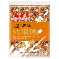 新東陽 堅果黑糖沙琪瑪, 360g, 1袋