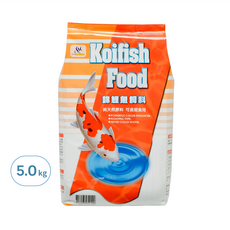 AQUAFUN 水之樂 錦鯉魚飼料 5kg 浮水特性 營養完全吸收, 1袋