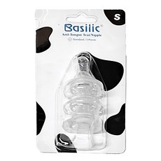貝喜力克Basilic 去舌苔奶嘴 柔軟矽膠材質, S, 1入