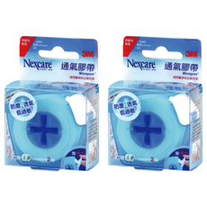 3M Nexcare 白色通氣膠帶 半吋, 2捲, 2組