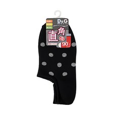 D&G BEAUTY 女款 圓點低口直角襪 台灣製造