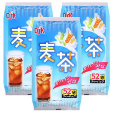 OSK 小谷穀粉 麥茶 52包 Set, 無咖啡因, 無糖, 無苦味, 8g, 3袋