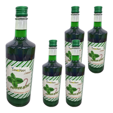 YANGNAN 仰南 薄荷香蜜風味糖漿, 750ml, 5瓶