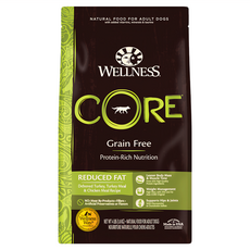 WELLNESS 寵物健康 CORE 低卡無穀乾飼料 4lb, 新鮮火雞肉, 1.8kg, 1袋