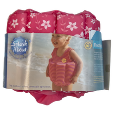 Splash About FloatSuit 兒童浮力泳衣 1~2歲 陽光櫻花, 粉紅色, 1件