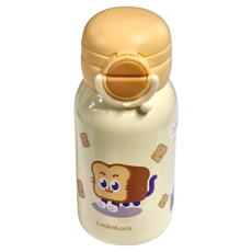 LocknLock 樂扣樂扣 吸管兒童保溫杯 LHC3394YEL 1kg, 黃色, ml, 1個