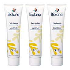 Biolane 法貝兒 液態爽身粉，植物萃取配方，舒緩乾燥肌膚, 100ml, 3條