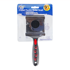 HELLO PET 哈囉佩特 超彈力雙面梳, 黑色 + 紅色, 1支