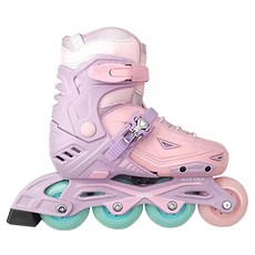 SUCCESS 成功 兒童初階教學直排輪組 S0490 附鞋袋 + 頭盔 + 3件式護具, M, 粉色, 1組