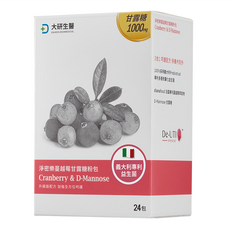 大研生醫 淨密樂甘露糖蔓越莓益生菌, 2g, 24包, 1盒