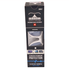 SHADEZ 成人抗藍光眼鏡 SHZ-106 台灣製造 PC鏡片 TPEE鏡框, 純淨白, 13.8 x 15.3 x 4.1cm