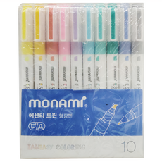 Monami Essenti 雙頭螢光筆組, Bright Sunshine, 14支