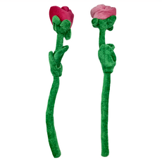 多功能毛絨仿真假花 Set 2 30cm長, 淺粉 + 玫粉, 1組