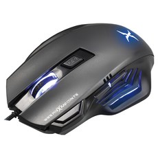 FOXXRAY 狐鐳 灰翼獵狐電競滑鼠，7200DPI，7鍵可程式化, FXR-SM-68, 黑色