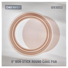 CHEFMADE 學廚 香檳金活底蛋糕模, 8吋不粘圓形蛋糕模 WK9053, 21 x 21 x 7.5cm, 1個